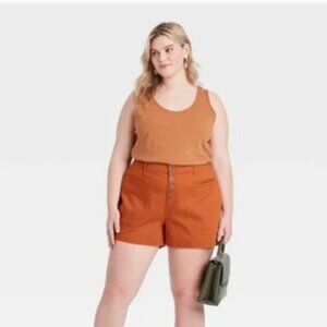 Ava & Viv High Rise Midi shorts 24W